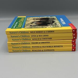 Scholastic Lot of 6 Getting To Know Nature's Children Set Animal Books 1980s